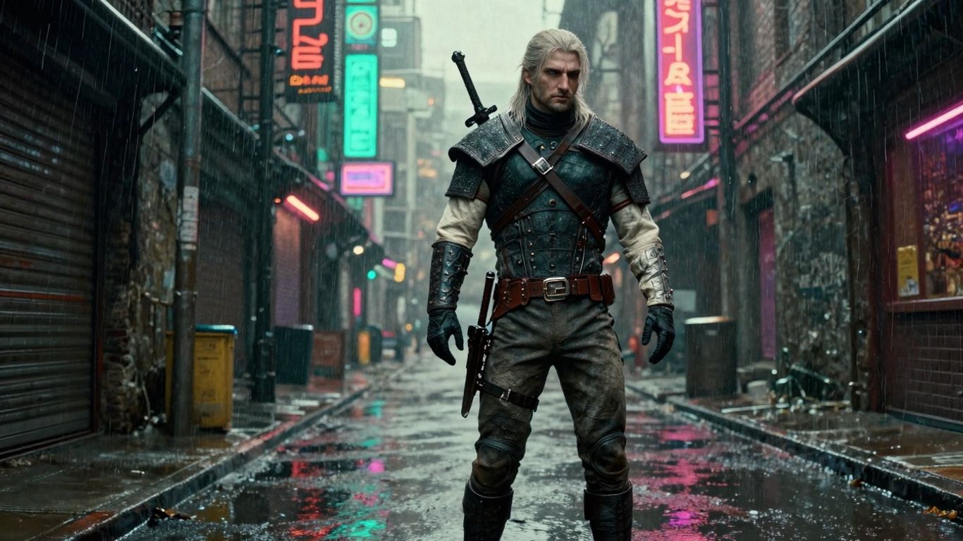 Wiedźmin 3 w Nowym Świetle: AI Tworzy Fotorealistyczny Remake i Film z Lat 80.