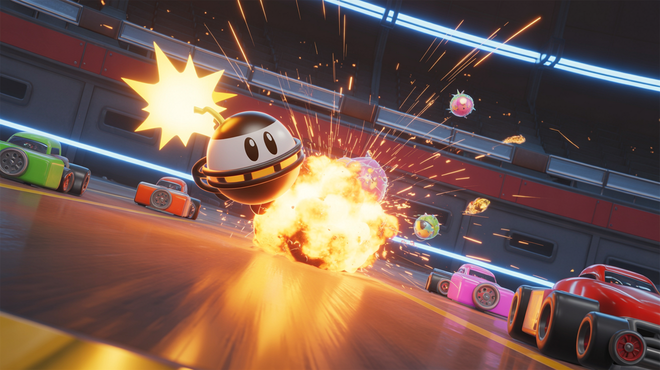 Wyciek Ikony Trybu Bob-omb Blast Wstrzymuje Oddech Fanów Mario Kart World
