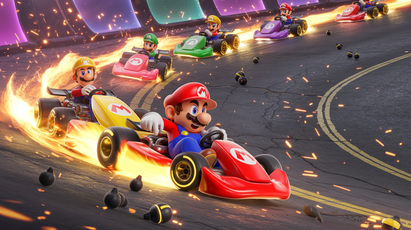 Mario Kart World: Bob-omb Blast Mode