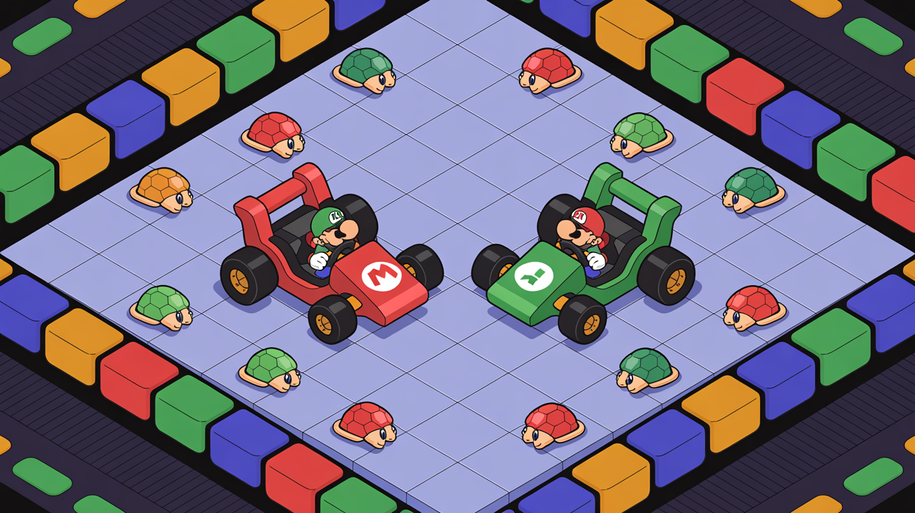 Super Mario Kart Battle Mode Arenas
