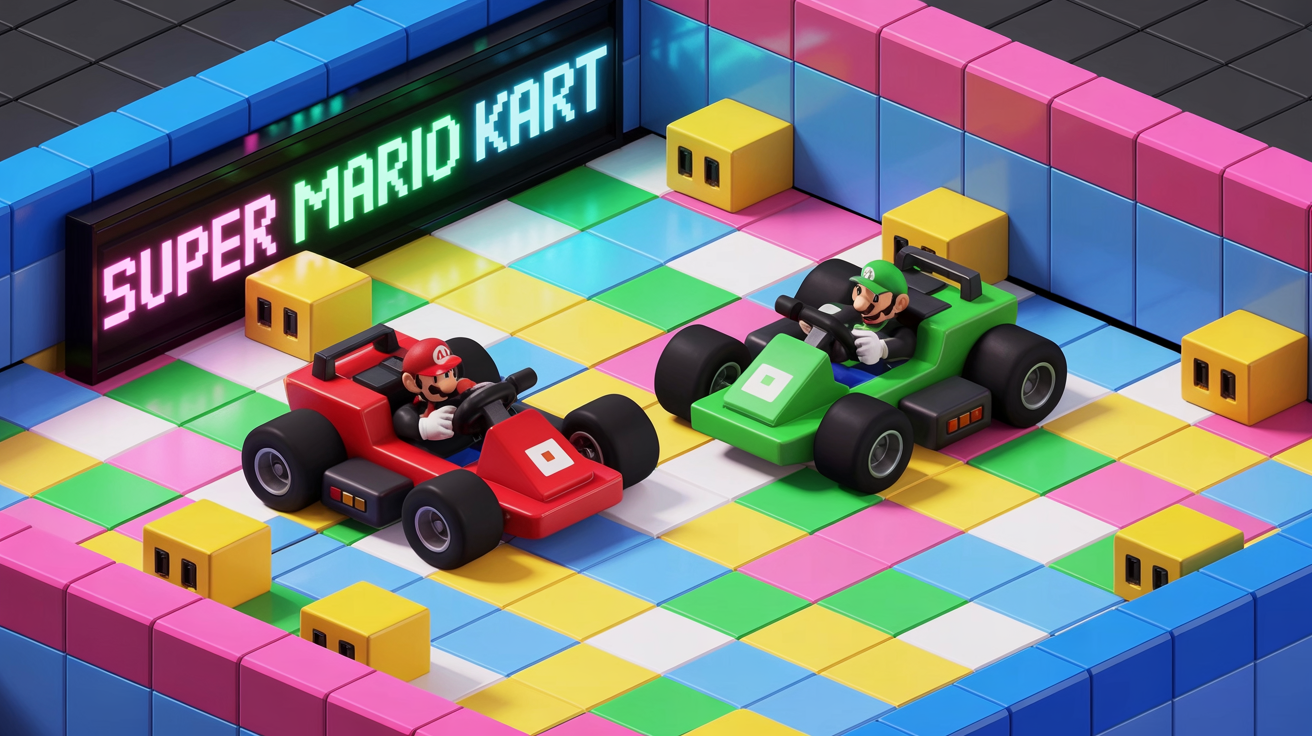 Super Mario Kart Battle Mode Arenas
